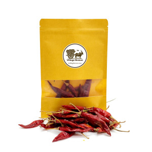 Premium Dried Red Chillies (Lal Mirch) – 100g | Villege Breeze